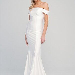 Off Shoulder Mermaid Shape Prom AC373